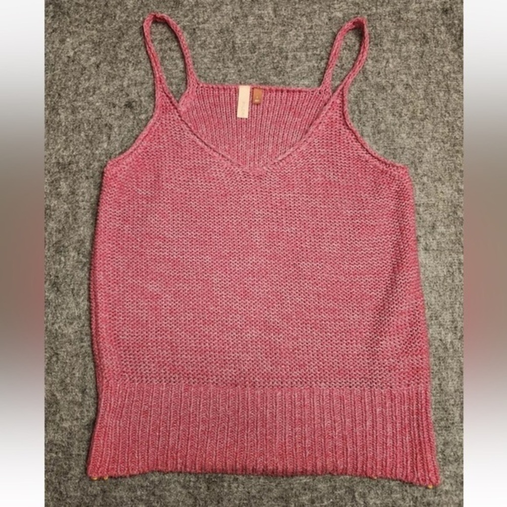 Anthropologie’s Pilcro Crochet Top petal Pink M boho coquette cottagecore H